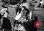 Image of New Yorkers at Anti Nazi March Manhattan New York City USA, 1939, second 30 stock footage video 65675028722