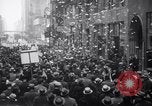 Image of New Yorkers at Anti Nazi March Manhattan New York City USA, 1939, second 31 stock footage video 65675028722