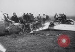 Image of Transport plane debris at crash site Oklahoma City Oklahoma USA, 1939, second 10 stock footage video 65675028723