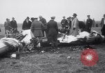Image of Transport plane debris at crash site Oklahoma City Oklahoma USA, 1939, second 14 stock footage video 65675028723