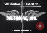Image of Boeing-314 Yankee Clipper Baltimore Maryland USA, 1939, second 4 stock footage video 65675028725