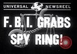 Standbild FBI-Beamten erfassen Spione New York United States USA, 1941, aus Sekunde 1 historischem Filmmaterial Videoclip 65675028727