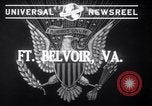 Standbild US Army mit Flammenwerfern Fort Belvoir Virginia USA, 1941, aus Sekunde 3 historischem Filmmaterial Videoclip 65675028729