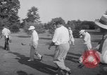 Standbild Babe Ruth und TY Cobb spielt Golf Flushing Long Island New York USA, 1941, aus Sekunde 43 historischem Filmmaterial Videoclip 65675028734