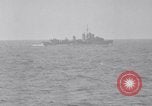 Image of British battleship destroys German supply ship Atlantic Ocean, 1941, second 15 stock footage video 65675028744