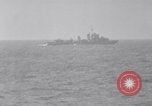 Image of British battleship destroys German supply ship Atlantic Ocean, 1941, second 16 stock footage video 65675028744