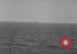 Image of British battleship destroys German supply ship Atlantic Ocean, 1941, second 30 stock footage video 65675028744