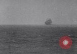 Image of British battleship destroys German supply ship Atlantic Ocean, 1941, second 32 stock footage video 65675028744