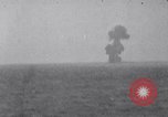Image of British battleship destroys German supply ship Atlantic Ocean, 1941, second 36 stock footage video 65675028744