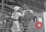 Image of British battleship destroys German supply ship Atlantic Ocean, 1941, second 39 stock footage video 65675028744