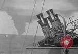 Image of British battleship destroys German supply ship Atlantic Ocean, 1941, second 41 stock footage video 65675028744
