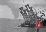 Image of British battleship destroys German supply ship Atlantic Ocean, 1941, second 45 stock footage video 65675028744