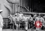Image of British battleship destroys German supply ship Atlantic Ocean, 1941, second 46 stock footage video 65675028744