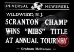 Image Gerald Robinson wins National marbres Tournoi Wildwood New Jersey USA, 1941, de la seconde 4 séquences d'archives historiques vidéo 65675028756