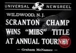 Image Gerald Robinson wins National marbres Tournoi Wildwood New Jersey USA, 1941, de la seconde 6 séquences d'archives historiques vidéo 65675028756
