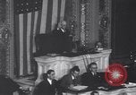 Immagine di Il presidente Franklin Roosevelt a 77th Congress Washington DC USA, 1941, secondo 26 filmato di repertorio 65675028757
