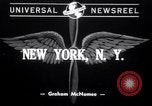 Image of Harry Hopkins leaves for Lisbon New York United States USA, 1941, second 1 stock footage video 65675028758