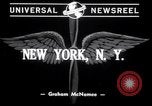 Image of Harry Hopkins leaves for Lisbon New York United States USA, 1941, second 3 stock footage video 65675028758