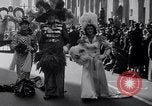 Image of Mummers in gala parade Philadelphia Pennsylvania USA, 1941, second 13 stock footage video 65675028760