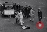 Image of Mummers in gala parade Philadelphia Pennsylvania USA, 1941, second 33 stock footage video 65675028760