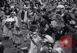 Image of Mummers in gala parade Philadelphia Pennsylvania USA, 1941, second 36 stock footage video 65675028760