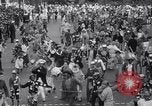 Image of Mummers in gala parade Philadelphia Pennsylvania USA, 1941, second 39 stock footage video 65675028760