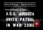 Image of Cruiser USS Augusta CA-31 Shanghai China, 1938, second 3 stock footage video 65675028764