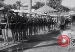 Image of Beach patrol officials and swimsuit models Miami Beach Florida USA, 1938, second 10 stock footage video 65675028768