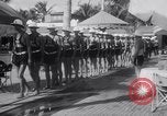 Image of Beach patrol officials and swimsuit models Miami Beach Florida USA, 1938, second 11 stock footage video 65675028768