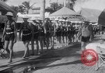 Image of Beach patrol officials and swimsuit models Miami Beach Florida USA, 1938, second 12 stock footage video 65675028768