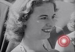 Image of Beach patrol officials and swimsuit models Miami Beach Florida USA, 1938, second 35 stock footage video 65675028768