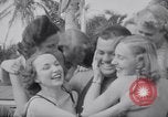 Image of Beach patrol officials and swimsuit models Miami Beach Florida USA, 1938, second 45 stock footage video 65675028768