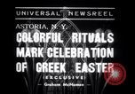 Image of Greek Orthodox Easter rituals Astoria New York USA, 1938, second 22 stock footage video 65675028771