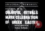 Image of Greek Orthodox Easter rituals Astoria New York USA, 1938, second 23 stock footage video 65675028771