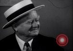 Immagine di Il Vice Presidente John Nance Garner cerca su cappelli Washington DC USA, 1938, secondo 14 filmato di repertorio 65675028772