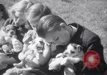Immagine di Bulldog denominata bellezza luminosa con le sue tredici cuccioli Philadelphia Pennsylvania USA, 1938, secondo 21 filmato di repertorio 65675028779