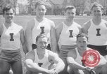 Image of University of Illinois Gymnasts Team perform gymnastics Champaign Illinois USA, 1938, second 7 stock footage video 65675028781