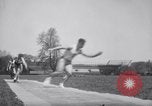 Image of University of Illinois Gymnasts Team perform gymnastics Champaign Illinois USA, 1938, second 9 stock footage video 65675028781