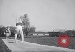 Image of University of Illinois Gymnasts Team perform gymnastics Champaign Illinois USA, 1938, second 10 stock footage video 65675028781