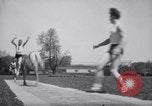 Image of University of Illinois Gymnasts Team perform gymnastics Champaign Illinois USA, 1938, second 12 stock footage video 65675028781