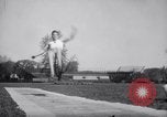 Image of University of Illinois Gymnasts Team perform gymnastics Champaign Illinois USA, 1938, second 16 stock footage video 65675028781