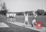 Image of University of Illinois Gymnasts Team perform gymnastics Champaign Illinois USA, 1938, second 20 stock footage video 65675028781