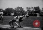Image of University of Illinois Gymnasts Team perform gymnastics Champaign Illinois USA, 1938, second 23 stock footage video 65675028781