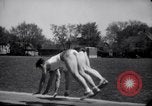 Image of University of Illinois Gymnasts Team perform gymnastics Champaign Illinois USA, 1938, second 26 stock footage video 65675028781