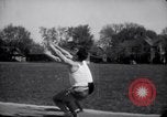 Image of University of Illinois Gymnasts Team perform gymnastics Champaign Illinois USA, 1938, second 27 stock footage video 65675028781
