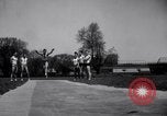 Image of University of Illinois Gymnasts Team perform gymnastics Champaign Illinois USA, 1938, second 28 stock footage video 65675028781