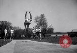 Image of University of Illinois Gymnasts Team perform gymnastics Champaign Illinois USA, 1938, second 30 stock footage video 65675028781