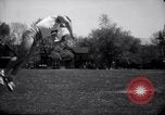 Image of University of Illinois Gymnasts Team perform gymnastics Champaign Illinois USA, 1938, second 43 stock footage video 65675028781