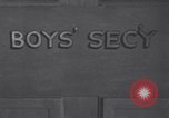 Image of boys refuse to play with a Jewish boy New Haven Connecticut USA, 1940, second 29 stock footage video 65675028784