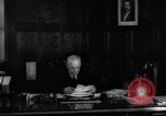 Image of Secretary of State of Mexico Eduardo Hays in his office Mexico, 1938, second 6 stock footage video 65675028793